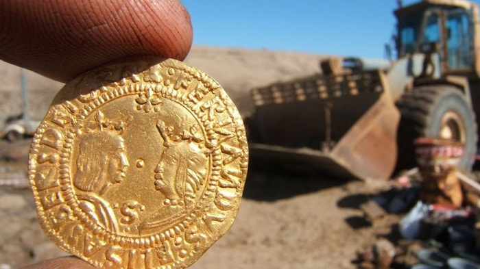 500 year-old shipwreck loaded with gold found in Namibian desert
